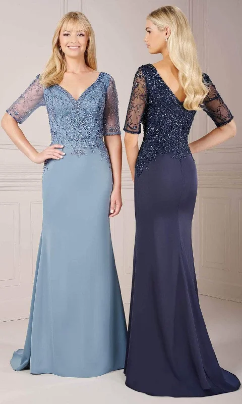 Christina Wu Elegance 17152 - Beaded Trumpet Evening Dress