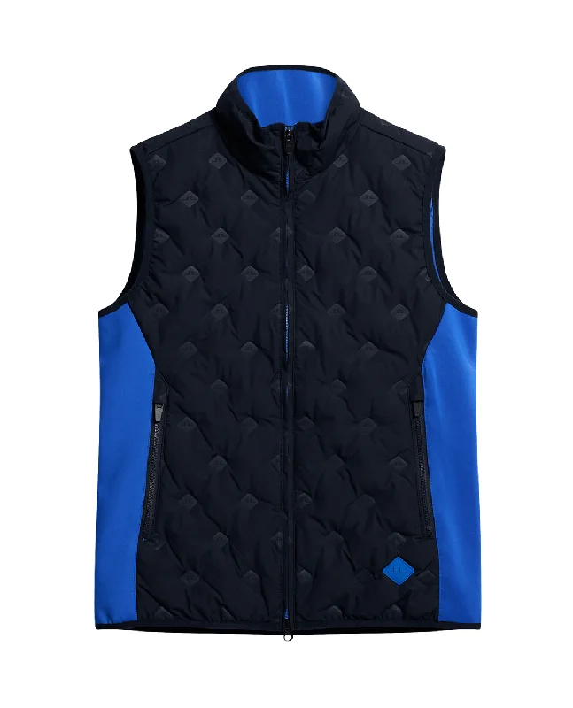 SIZE S - J.Lindeberg Rosetta Hybrid Vest Pro Navy