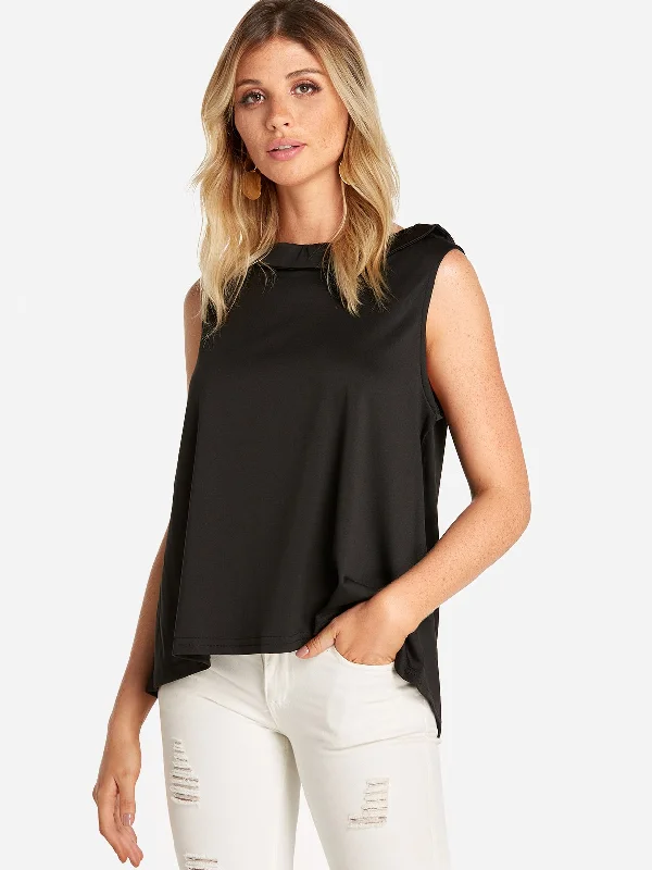 Custom Plain Self-Tie Sleeveless Camis