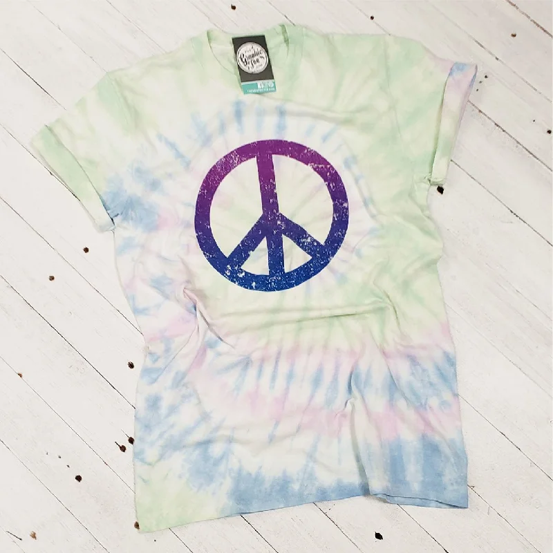 Peace Sign - Tie Dye Tee