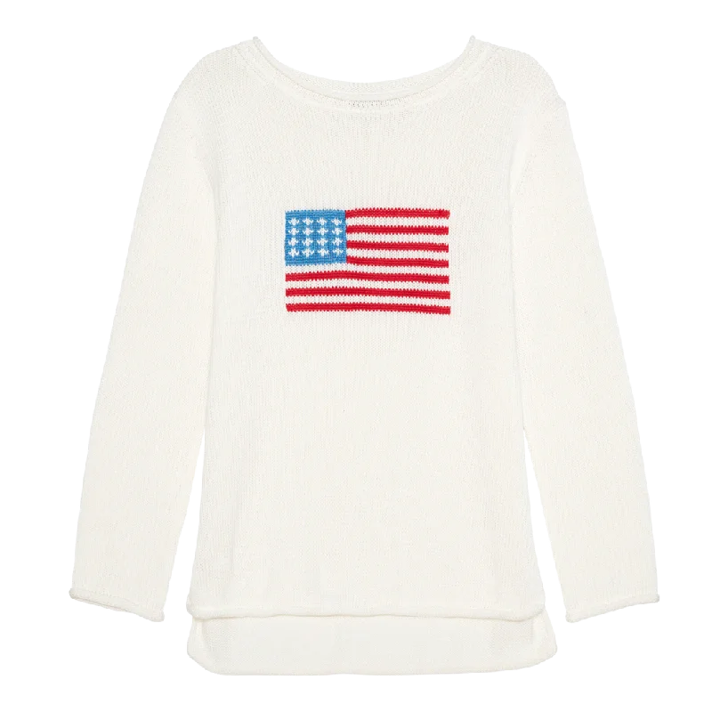 Mid-Weight American Flag Sweater