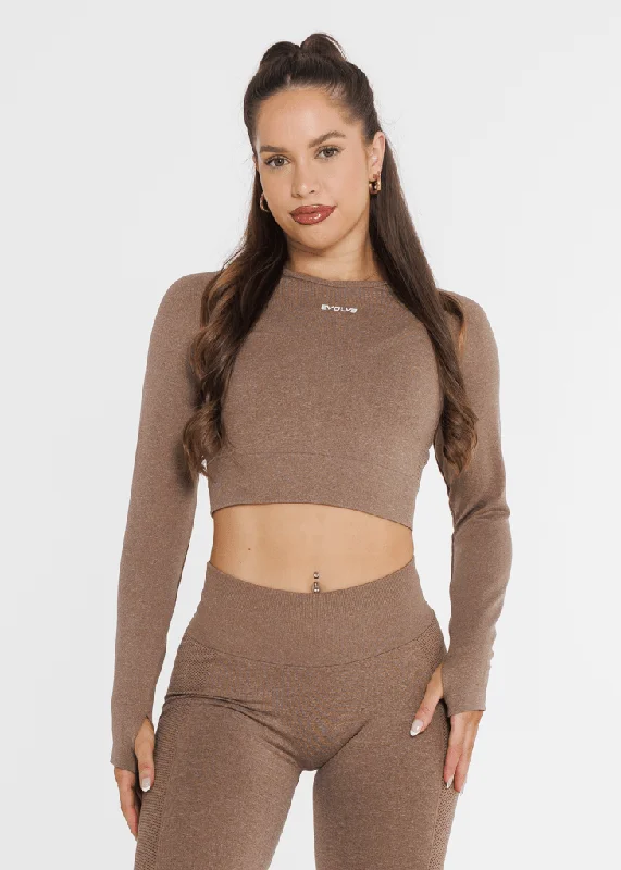 Prime Seamless Long Sleeve - Cinnamon