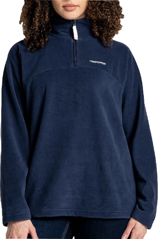 Craghoppers Lani Half Zip Long Sleeve Womens Fleece Top - Blue