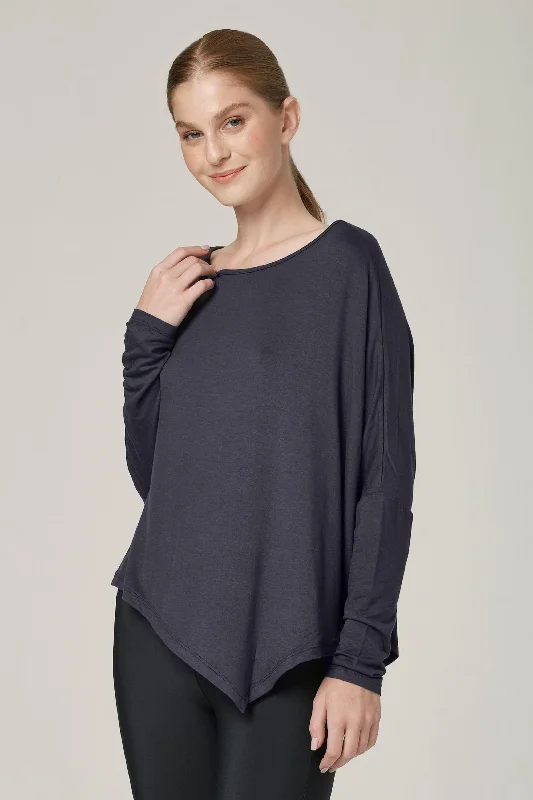 Point of View Navy Top  (FINAL SALE)