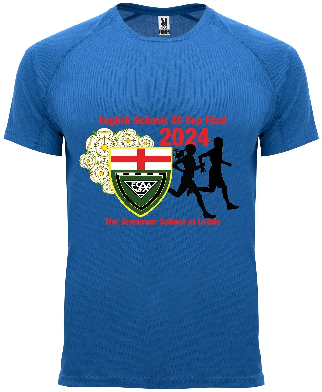 More Mile ESAA Leeds XC Final 2024 Short Sleeve Running Top - Blue