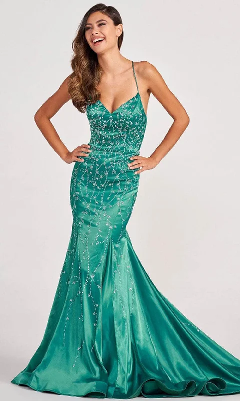 Colette By Daphne CL2043 - Sleeveless Mermaid Evening Gown