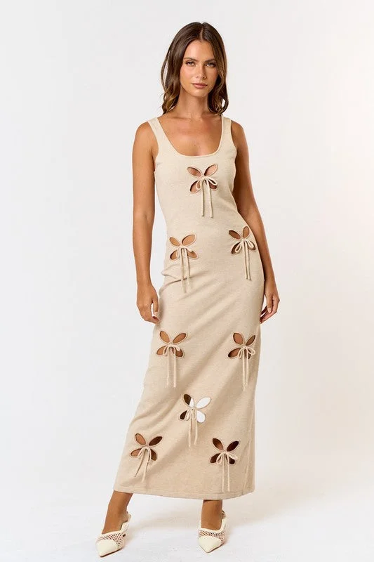 Soborna Bow Maxi Dress