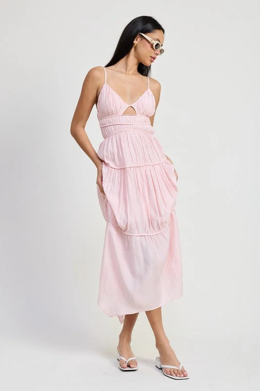 All Mine Ruffle Maxi Dress